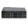Icy Dock MB606SPO-B drive bay panel Black