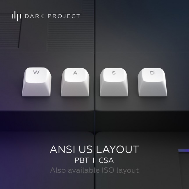 Dark Project Tamsus projektas ALU87B Bushido, G3MS Moonstone Switch, JAV keyboard Home/Office QWERTY English Dark Project Tamsus projektas ALU87B Bushido, G3MS Moonstone Switch, JAV keyboard Home/Office QWERTY English