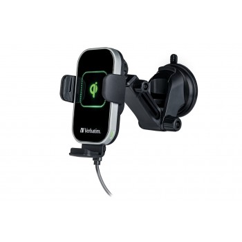Verbatim FWC-03 Pro Qi Fast Wireless Autoladeger t retail Black