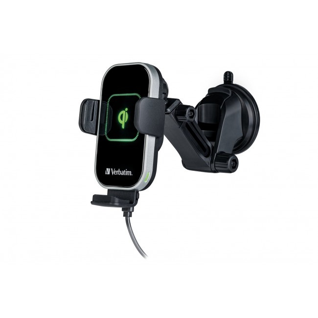 Verbatim FWC-03 Pro Qi Fast Wireless Autoladeger t retail Black