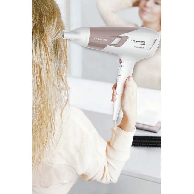 Rowenta Studio Dry CV5830 hair dryer 2300 W Beige, White