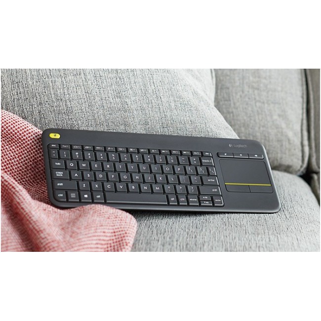 Logitech K400 Plus keyboard RF Wireless Dutch Black Logitech K400 Plus keyboard RF Wireless Dutch Black