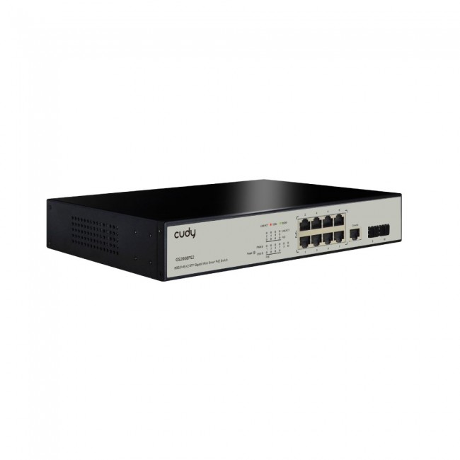 Cudy GS2008PS2 network switch Managed L2 Gigabit Ethernet (10/100/1000) Power over Ethernet (PoE) Black Cudy GS2008PS2 network switch Managed L2 Gigabit Ethernet (10/100/1000) Power over Ethernet (PoE) Black