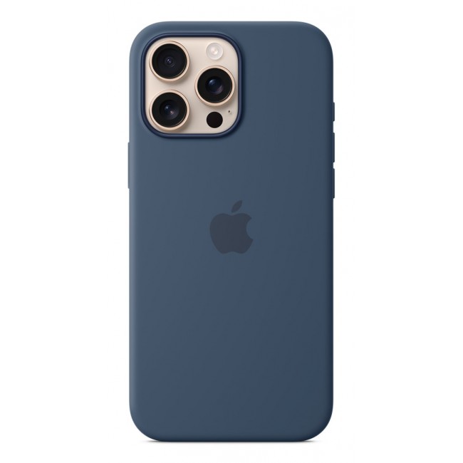 Apple iPhone 16 Pro Max Silicone Case with MagSafe - Denim