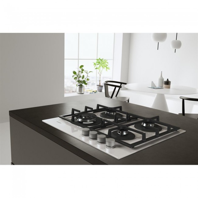 Whirlpool AKTL629/WH White Built-in 59 cm Gas 4 zone(s)