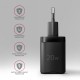 Axagon ACU-PQ20 wall charger QC3.0/AFC/FCP+ PD type-C 20 W - schwarz - USB Typ C Mobile phone, Smartphone, Smartwatch, Tablet, Universal Black AC Fast charging Indoor Axagon ACU-PQ20 wall charger QC3.0/AFC/FCP+ PD type-C 20 W - schwarz - USB Typ C Mobile phone, Smartphone, Smartwatch, Tablet, Universal Black AC Fast charging Indoor
