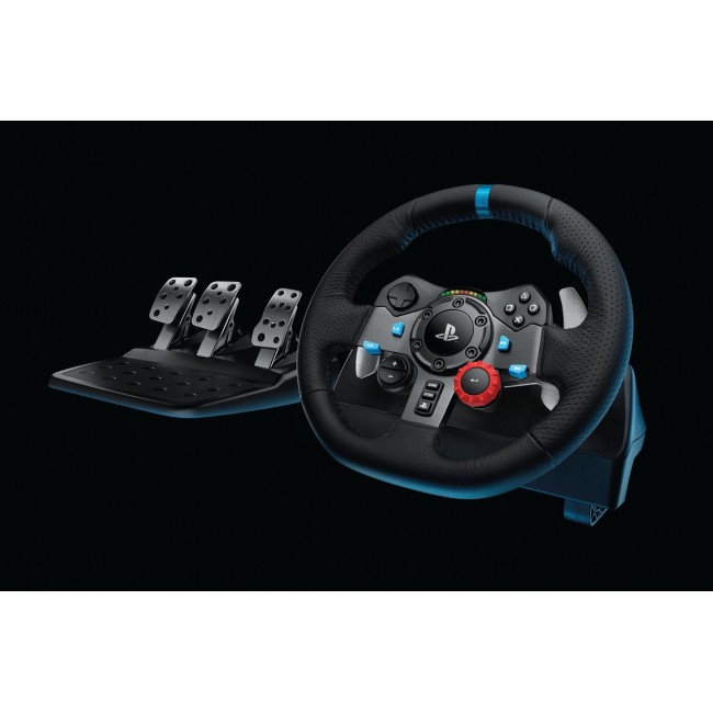 Logitech G G29 Steering wheel + Pedals Playstation 3,PlayStation 4 Analogue USB 2.0 Black Logitech G G29 Steering wheel + Pedals Playstation 3,PlayStation 4 Analogue USB 2.0 Black