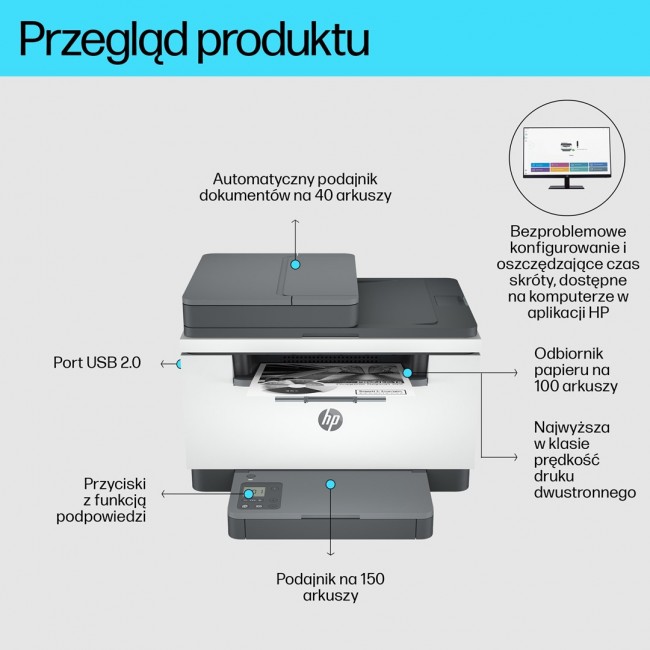 HP LaserJet MFP M234sdn Printer