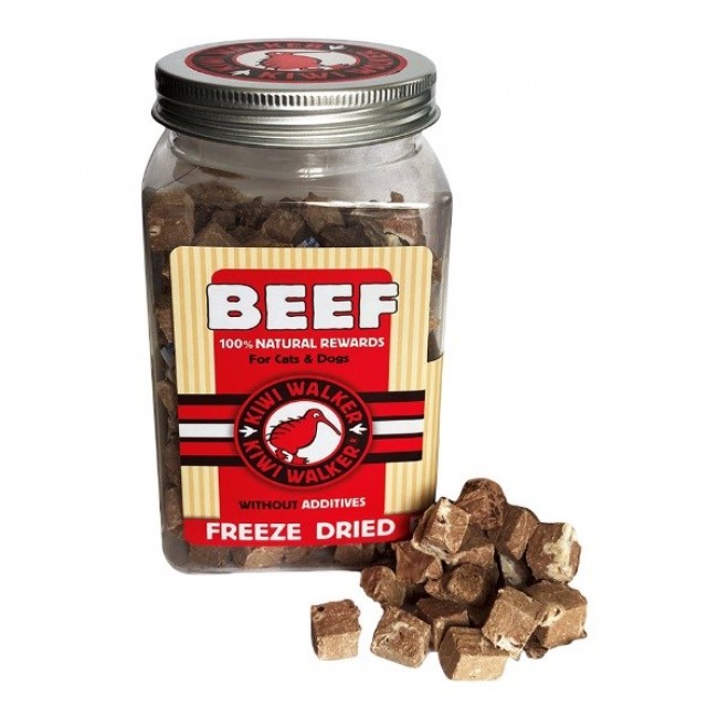 KIWI WALKER Freeze-dried treats Beef - treat for dog and cat - 40g