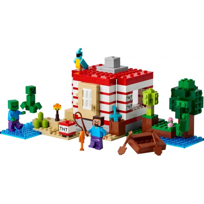 LEGO MINECRAFT 21275 The TNT Jungle House LEGO MINECRAFT 21275 The TNT Jungle House