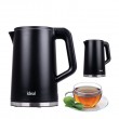 IDEAL Kettle 1.7 l, steel body, power 1500 W, black IDEAL Kettle 1.7 l, steel body, power 1500 W, black