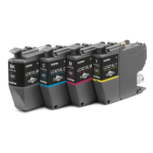 Brother LC-421XLVAL PagePack 4 pc(s) Original High (XL) Yield Black, Cyan, Magenta, Yellow