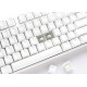 Ducky One 3 Classic Pure White TKL Gaming Tastatur RGB LED - MX-Clear keyboard USB German