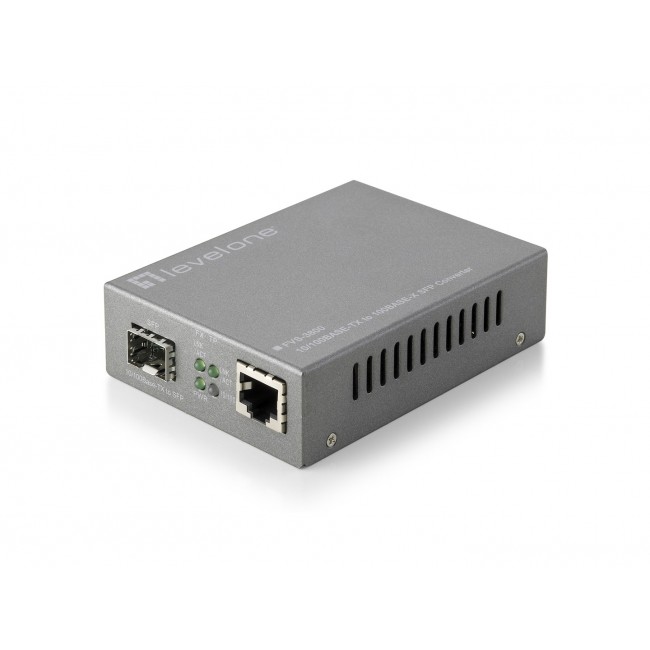 LevelOne RJ45 to SFP Managed Fast Ethernet Media Converter LevelOne RJ45 to SFP Managed Fast Ethernet Media Converter