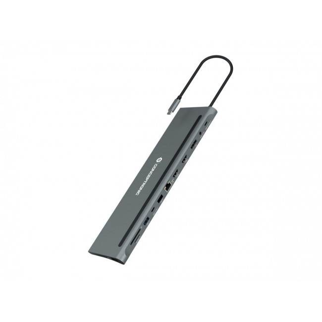 Conceptronic DONN17G laptop dock/port replicator Wired USB 3.2 Gen 1 (3.1 Gen 1) Type-C Grey Conceptronic DONN17G laptop dock/port replicator Wired USB 3.2 Gen 1 (3.1 Gen 1) Type-C Grey