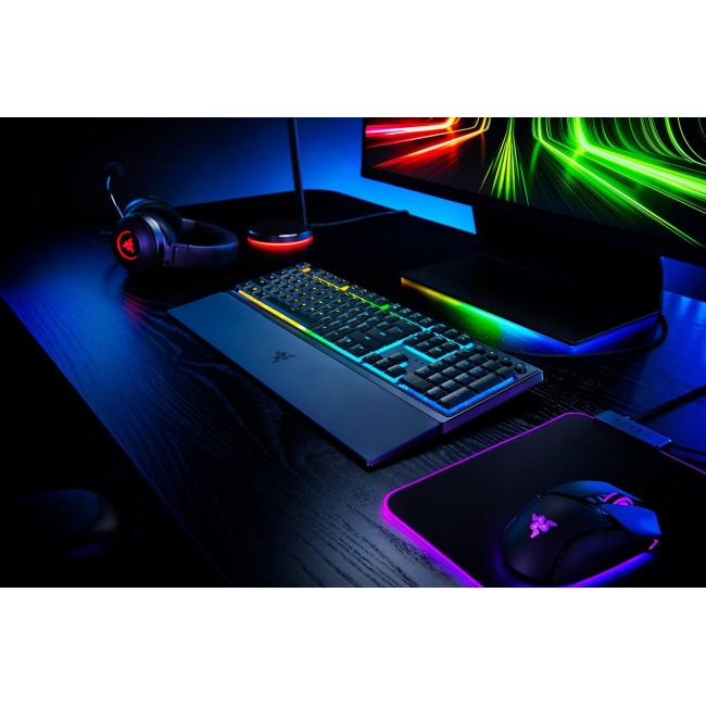 Razer Ornata V3 RGB Gaming USB Keyboard, Black