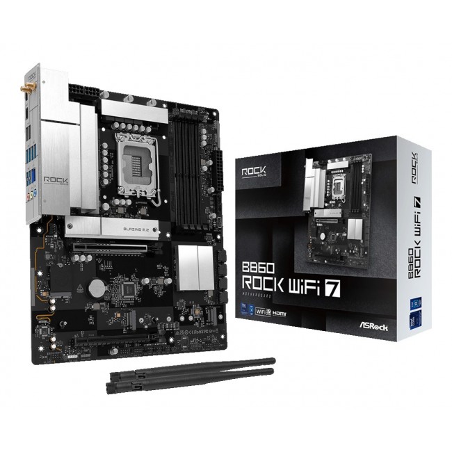 Asrock B860 Rock WiFi 7 Intel B860 LGA 1851 (Socket V1) ATX