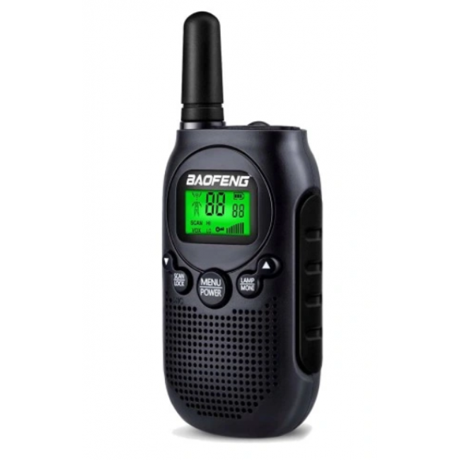 Walkie-Talkie Baofeng BF-T6 Panda Schwarz, 2 pcs