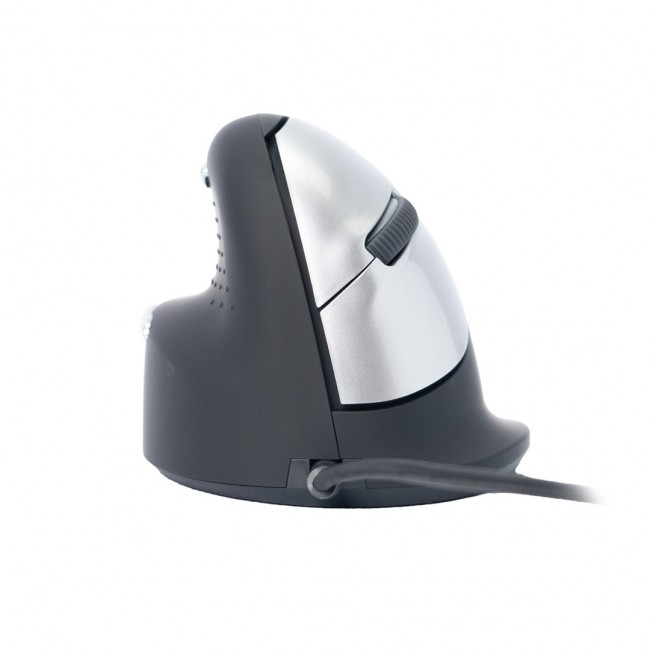 R-Go Tools Ergonomic mouse R-Go HE Break with break software, large (hand size 185 mm), left-handed, Wired, black
