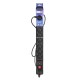 Activejet ACJ COMBO 9GN 3M black power strip with cord