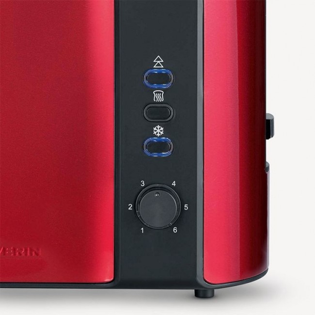 Severin AT 2217 toaster 2 slice(s) 800 W Metallic, Red Severin AT 2217 toaster 2 slice(s) 800 W Metallic, Red