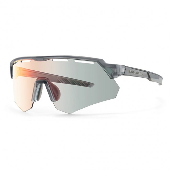 Rockbros 189114 polarised cycling glasses with UV protection and prescription insert, grey Rockbros 189114 polarised cycling glasses with UV protection and prescription insert, grey