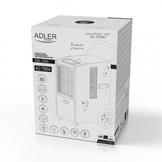 Adler AD 7864 Industrial air dryer Black Adler AD 7864 Industrial air dryer Black