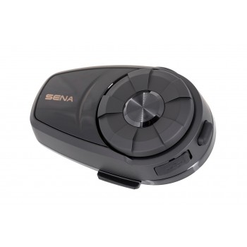 Sena 10S motorcycle intercom 4 channels 1600 m Black