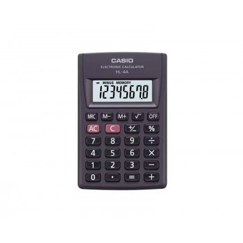 CASIO HL-4A-B 8-digit pocket calculator 56x87mm black