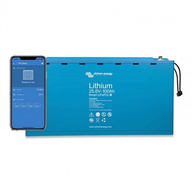 LiFePO4 Battery 25,6V/100Ah - Smart LiFePO4 Battery 25,6V/100Ah - Smart