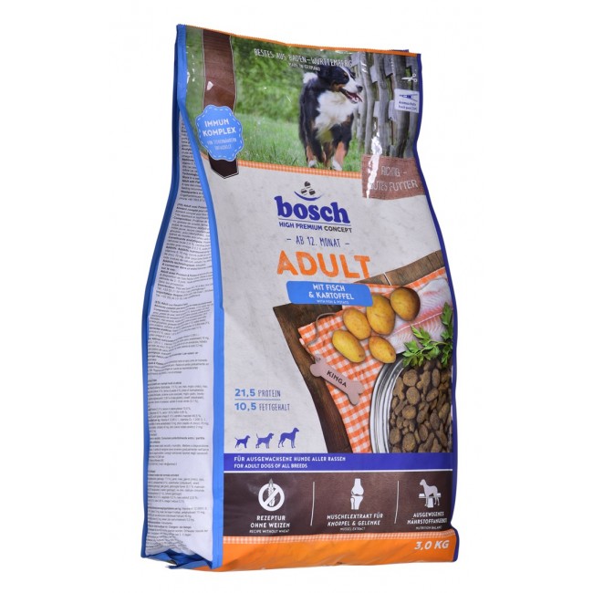 BOSCH Fish & Potato - dry dog food - 3 kg BOSCH Fish & Potato - dry dog food - 3 kg