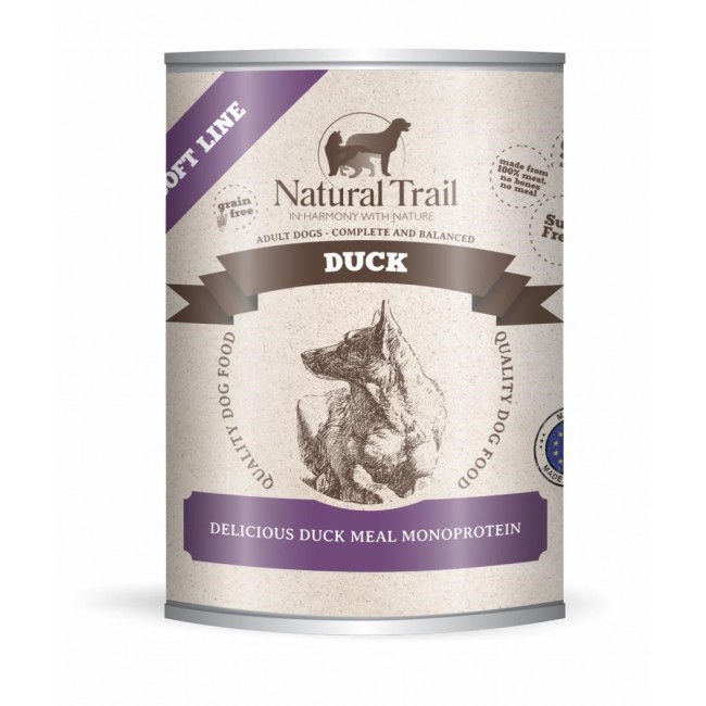 NATURAL TRAIL Duck Soft Line - wet dog food - 800g NATURAL TRAIL Duck Soft Line - wet dog food - 800g