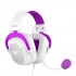 Havit H2002d - gaming headphones, white and purple