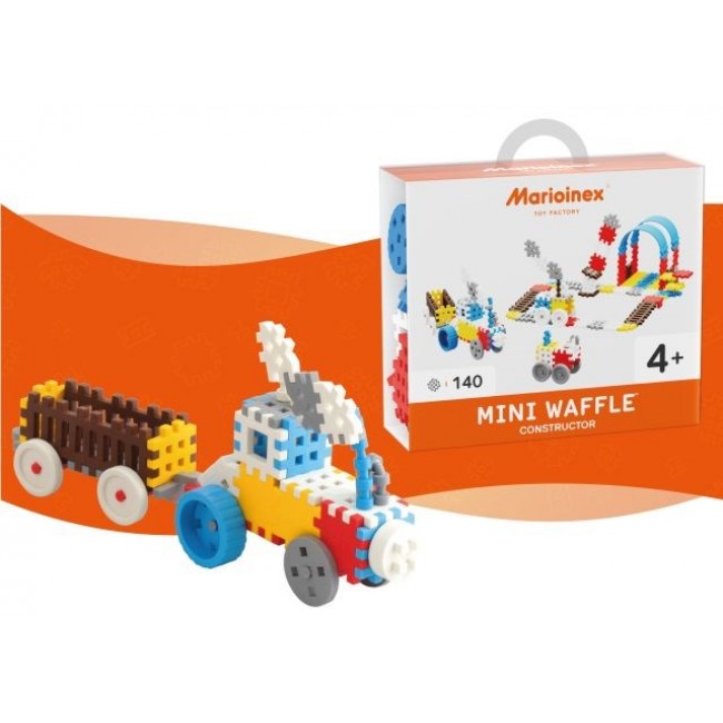 Marioinex Mini Waffle Building Blocks, 140 pieces