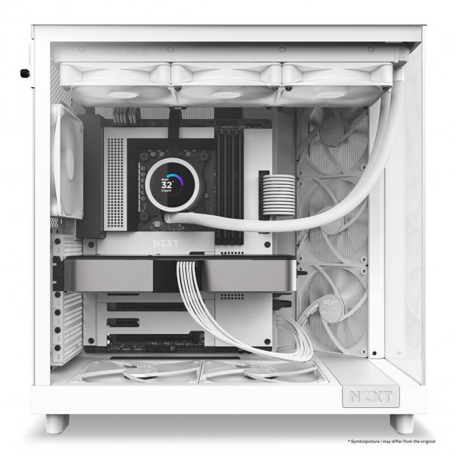 NZXT H6 Flow Midi Tower White