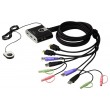 ATEN 2-Port USB HDMI KVM Switch with Audio