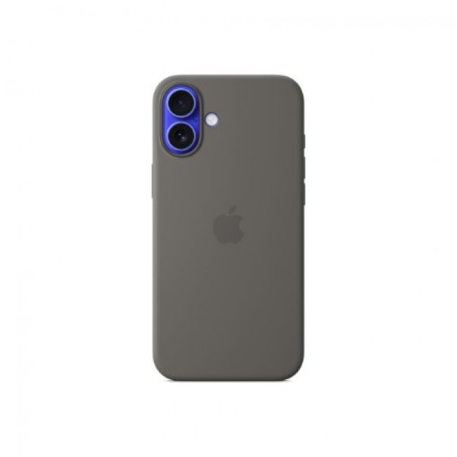 Apple iPhone 16 Plus Silicone Case with MagSafe - Stone Gray