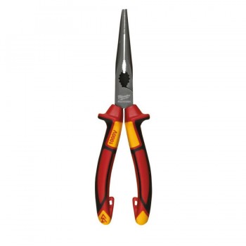 Milwaukee long nose pliers straight 205mm VDE