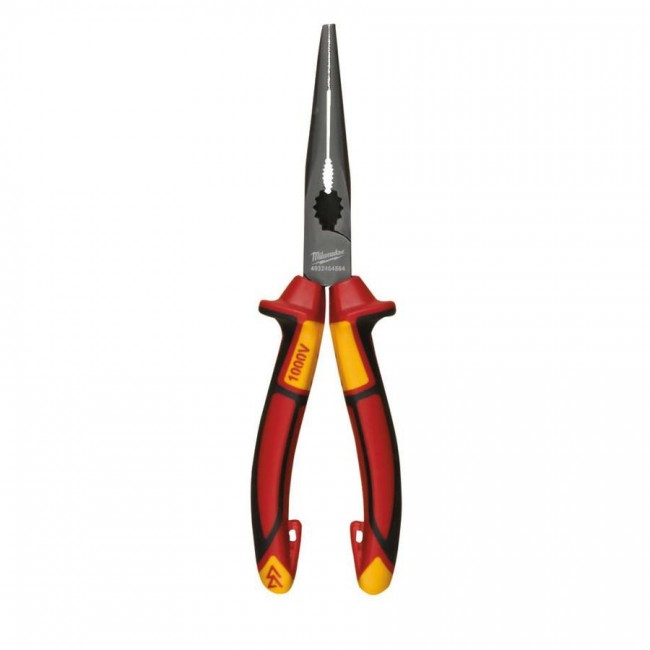 Milwaukee long nose pliers straight 205mm VDE