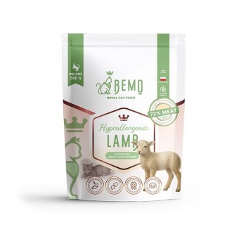 BEMO Cat Hypoallergenic Lamb - dry cat food - 500g
