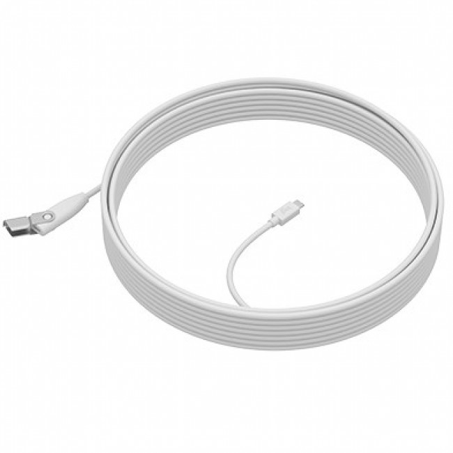 Logitech Rally Mic Pod Extension Cable White