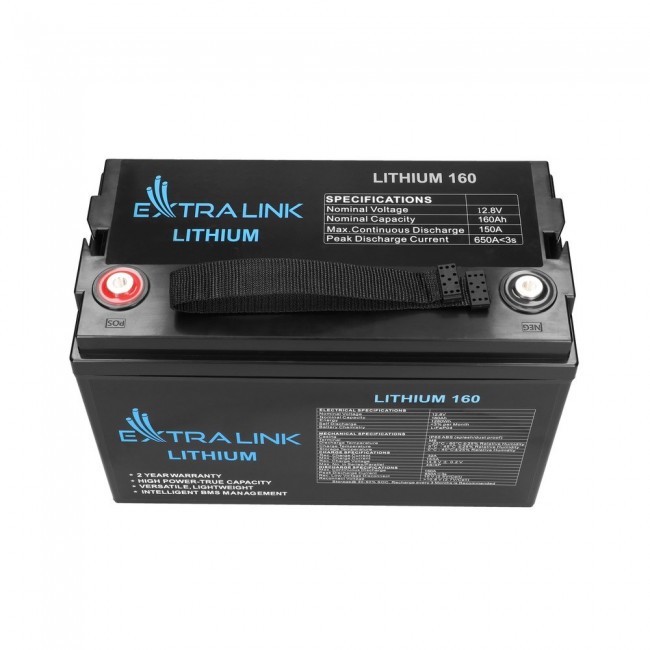 Extralink Accumulator LiFePO4 160AH 12.8V, BMS