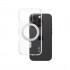 PanzerGlass CARE by Feature Case Transparent w. Silver Kickstand & MagSafe iPhone 16 Pro