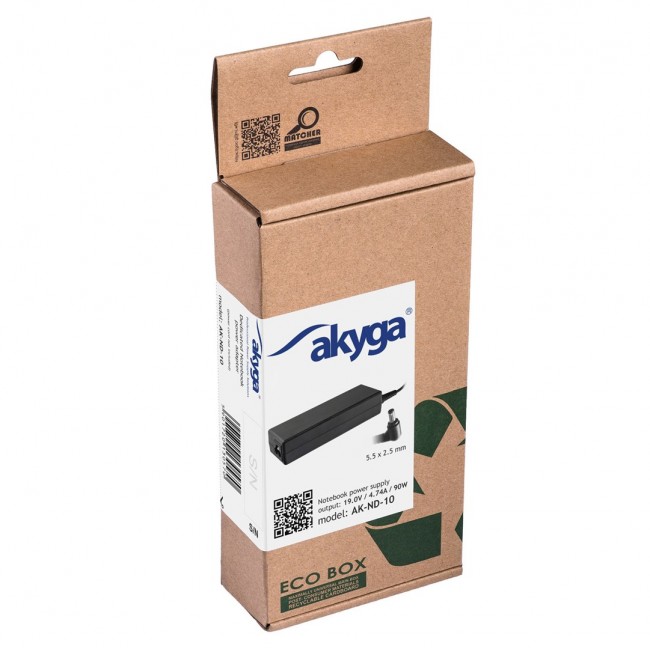 Akyga AK-ND-10 power adapter/inverter Indoor 90 W Black Akyga AK-ND-10 power adapter/inverter Indoor 90 W Black