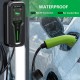 Qoltec Mobile EV Car Charger Adjustable 2in1 Type2 | 3.5kW | 230V | LCD | Portable | Wallbox | 5m