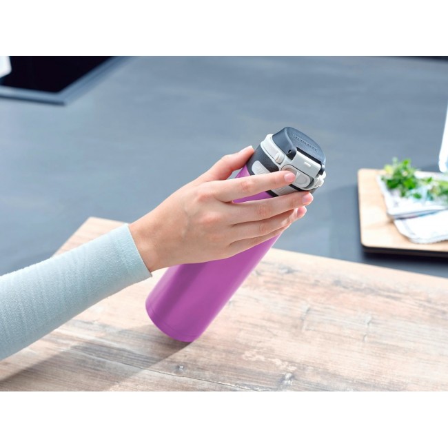 Thermal mug Leifheit Flip 600 ml Purple Thermal mug Leifheit Flip 600 ml Purple