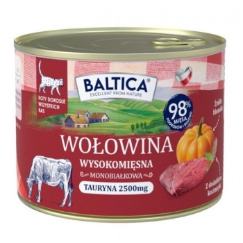 BALTICA Smaki region w Beef with liver - wet cat food - 185g