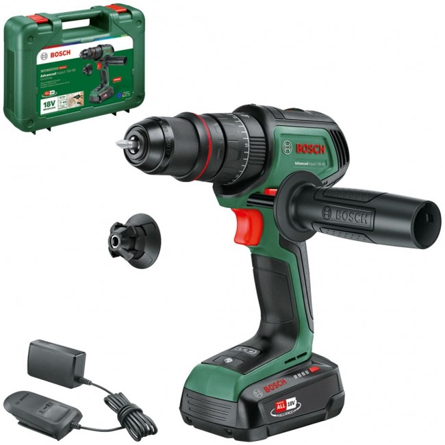 Bosch AdvancedImpact 18V-80 QuickSnap 1950 RPM Keyless 890 g Black, Green