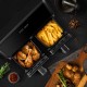 Double fat-free fryer, 2200 W, capacity 8 l, LED display