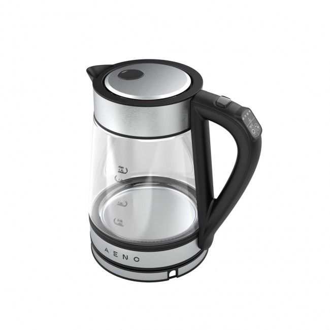 AENO EK1S electric kettle 1.7 L 2200 W Black, Silver, Transparent AENO EK1S electric kettle 1.7 L 2200 W Black, Silver, Transparent